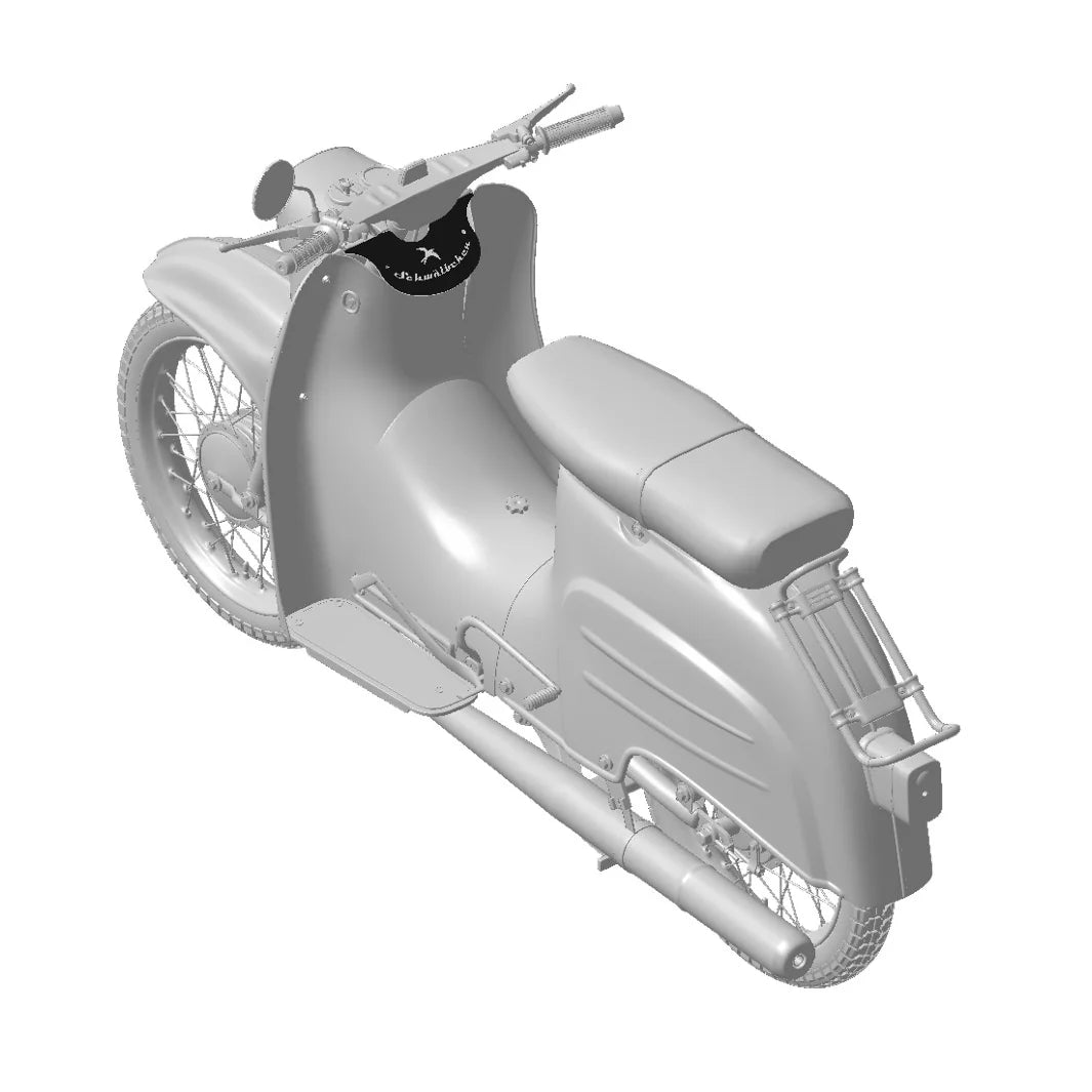 Armaturenblech "Schwälbchen" (schwarz pulverbeschichtet)