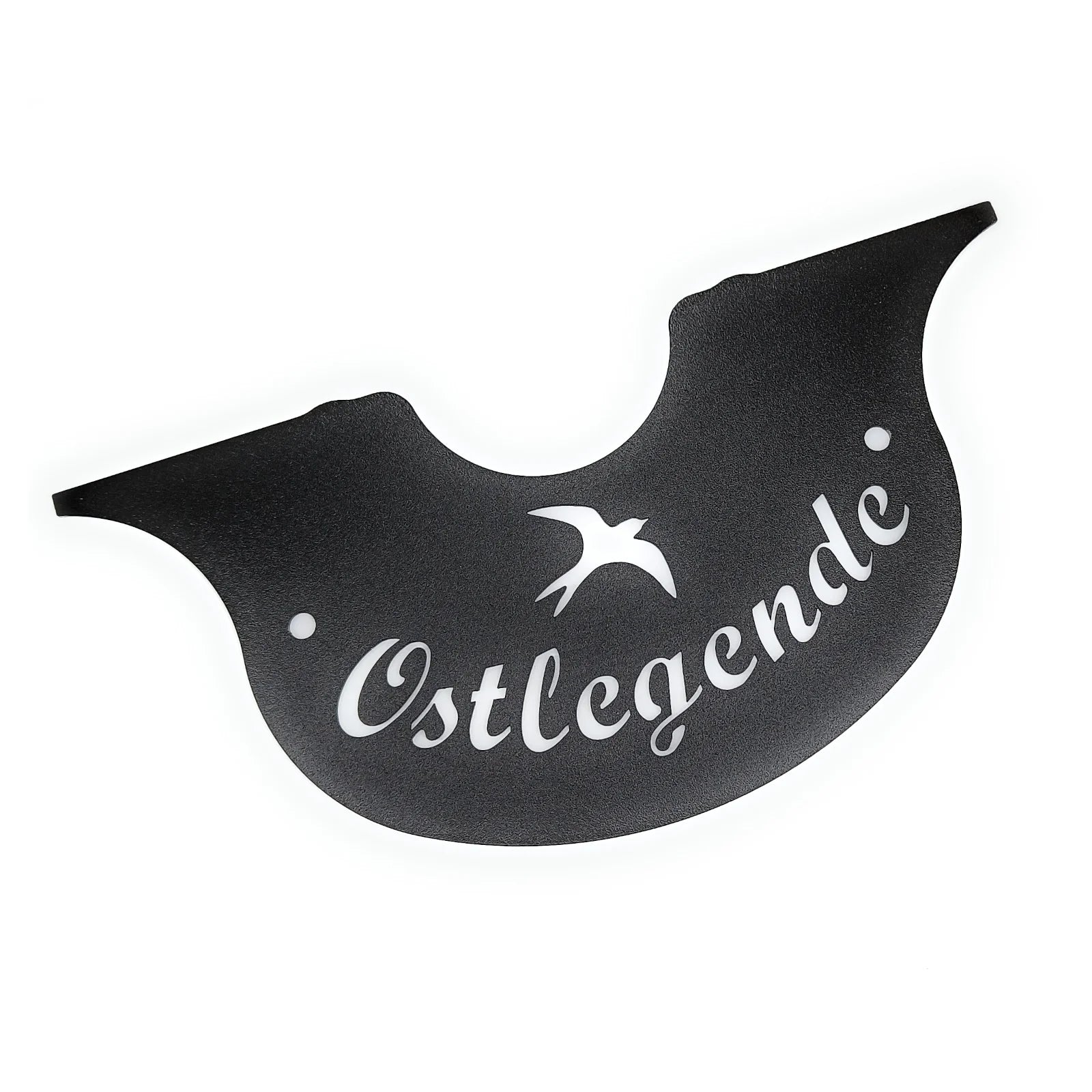 Armaturenblech "Ostlegende" (schwarz pulverbeschichtet)